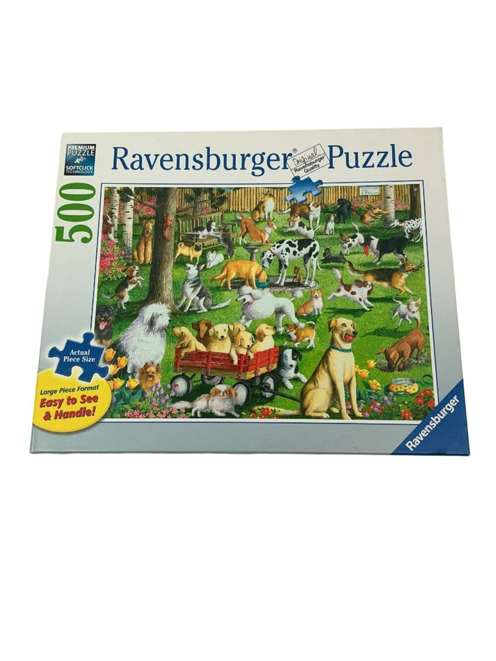Ravensburger “At The Dog Park” 500 Piece Jigsaw Puzzle 27" X 20" Large Format So